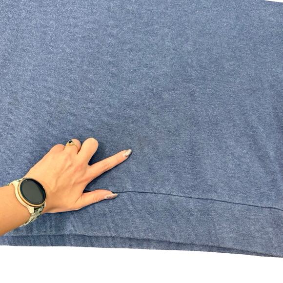 Polo Ralph Lauren Luxury Jersey Shawl Heather Blue Pullover Sweater size XL Mens - Picture 7 of 12